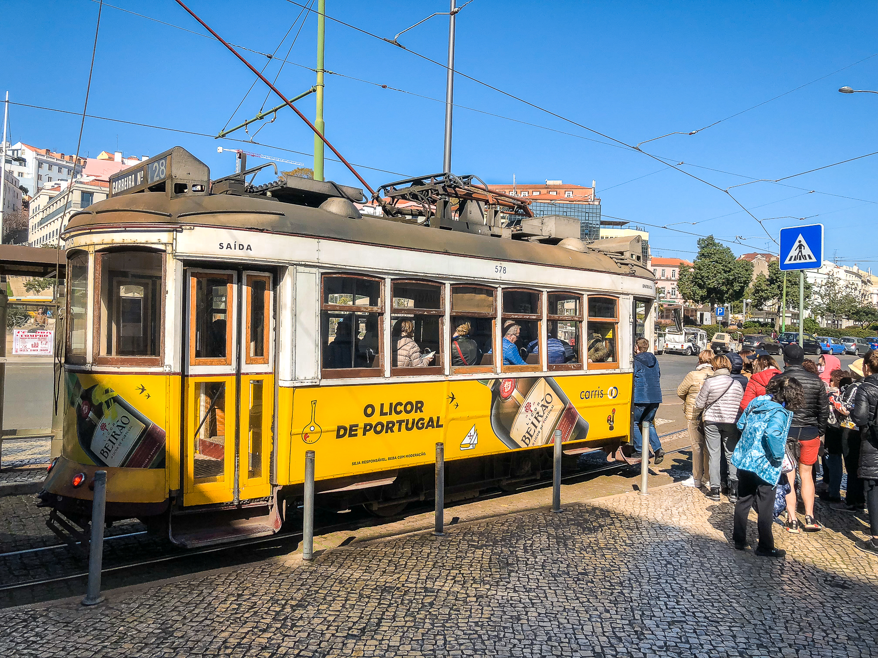 Lizbona tramwaj 28