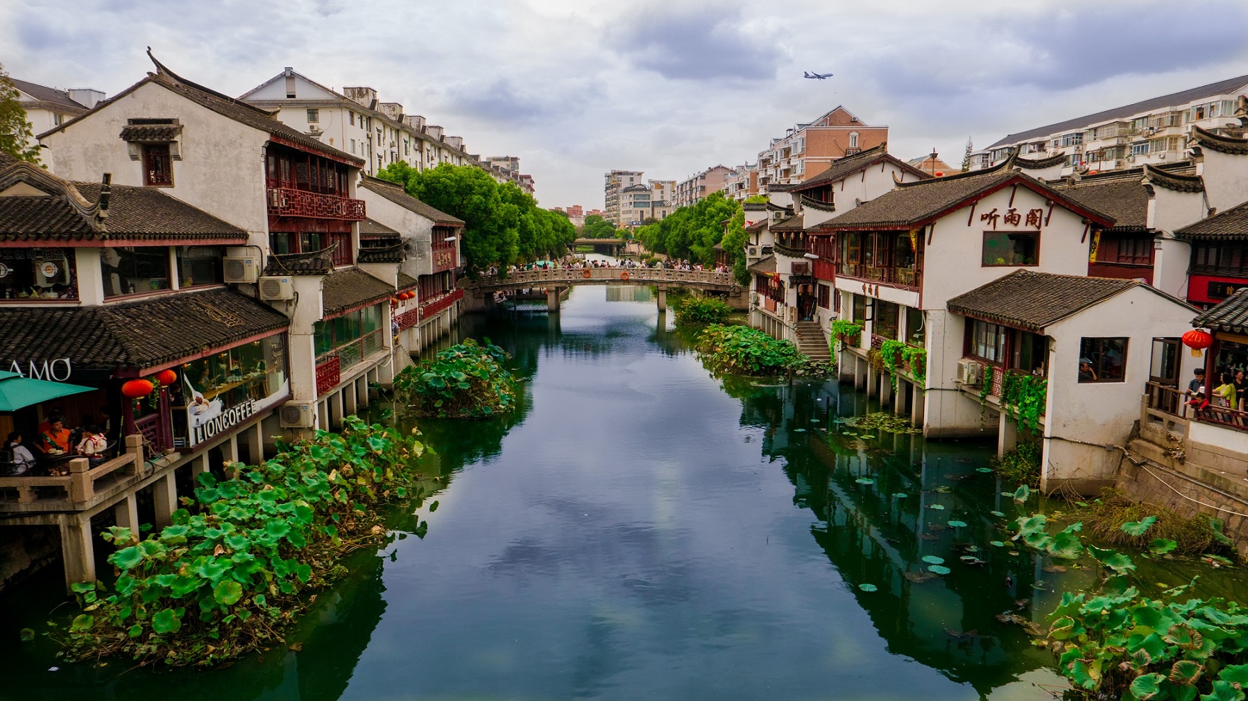 Qibao wodne miasteczko w Szanghaju